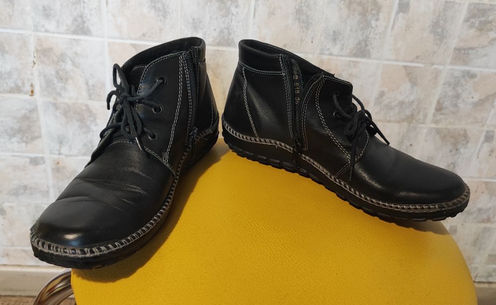 Ботинки, сапожки, полусапожки 24см кожа демисезонные Reiker