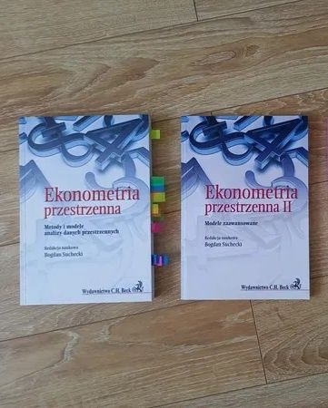 Książki Ekonometria przestrzenna I, II C.H. Beck