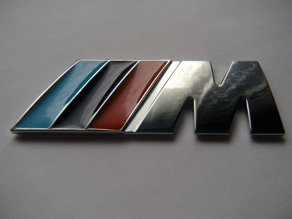 Металлическая наклейка на багажник BMW "M" E39,E46,E60,E90,E34,E36,F10