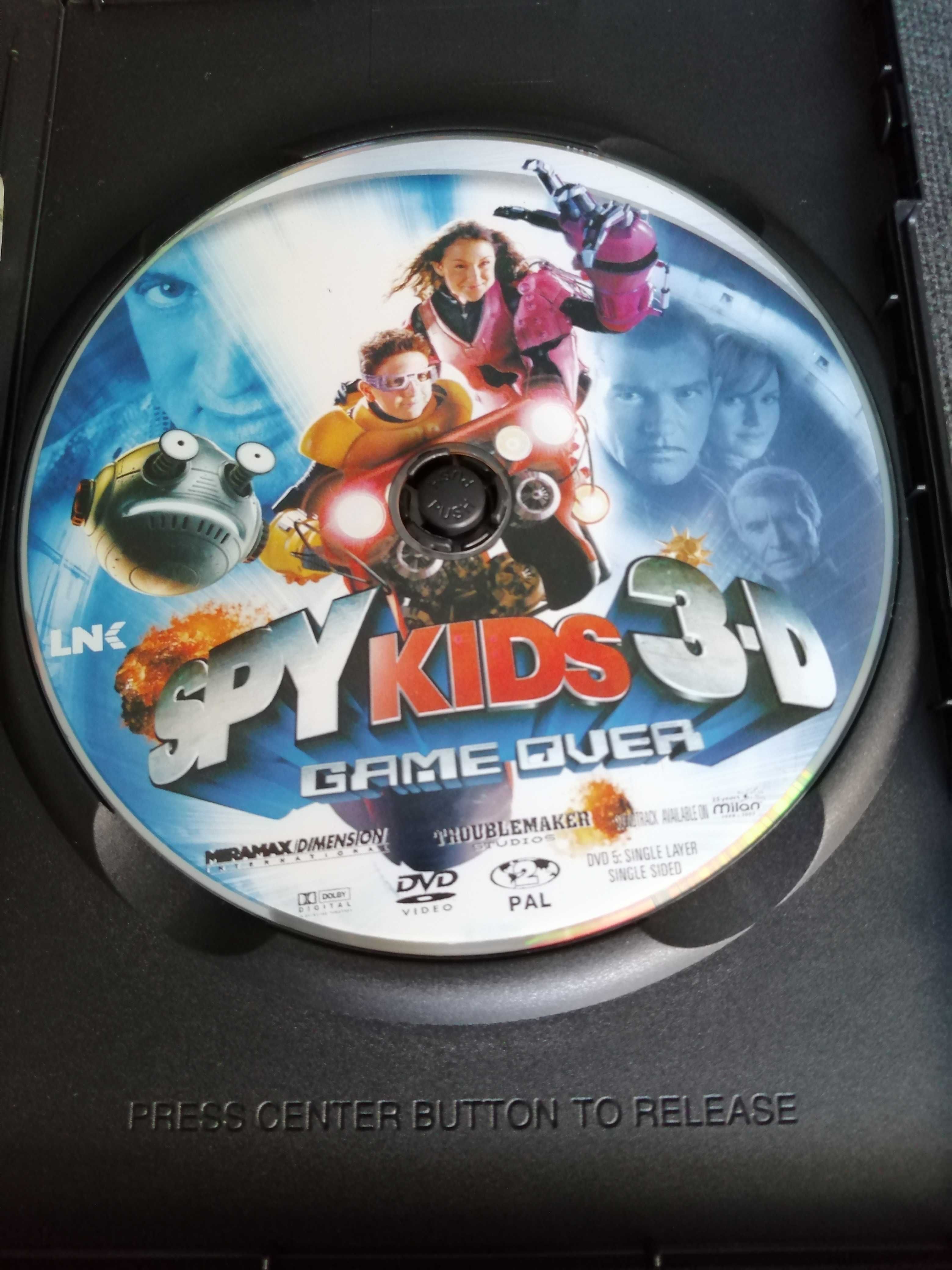 Filme Spy Kids 3D Game Over, com óculos 3D