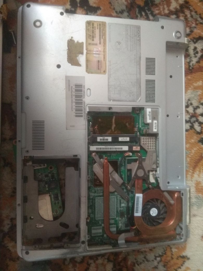 Разборка ноутбука Sony VAIO, HP dv6, HP 625.