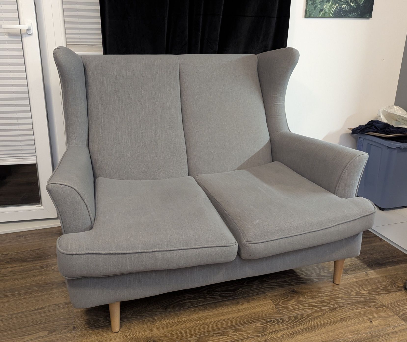 Wąska Sofa 2 osobowa w stylu skandynawskim
