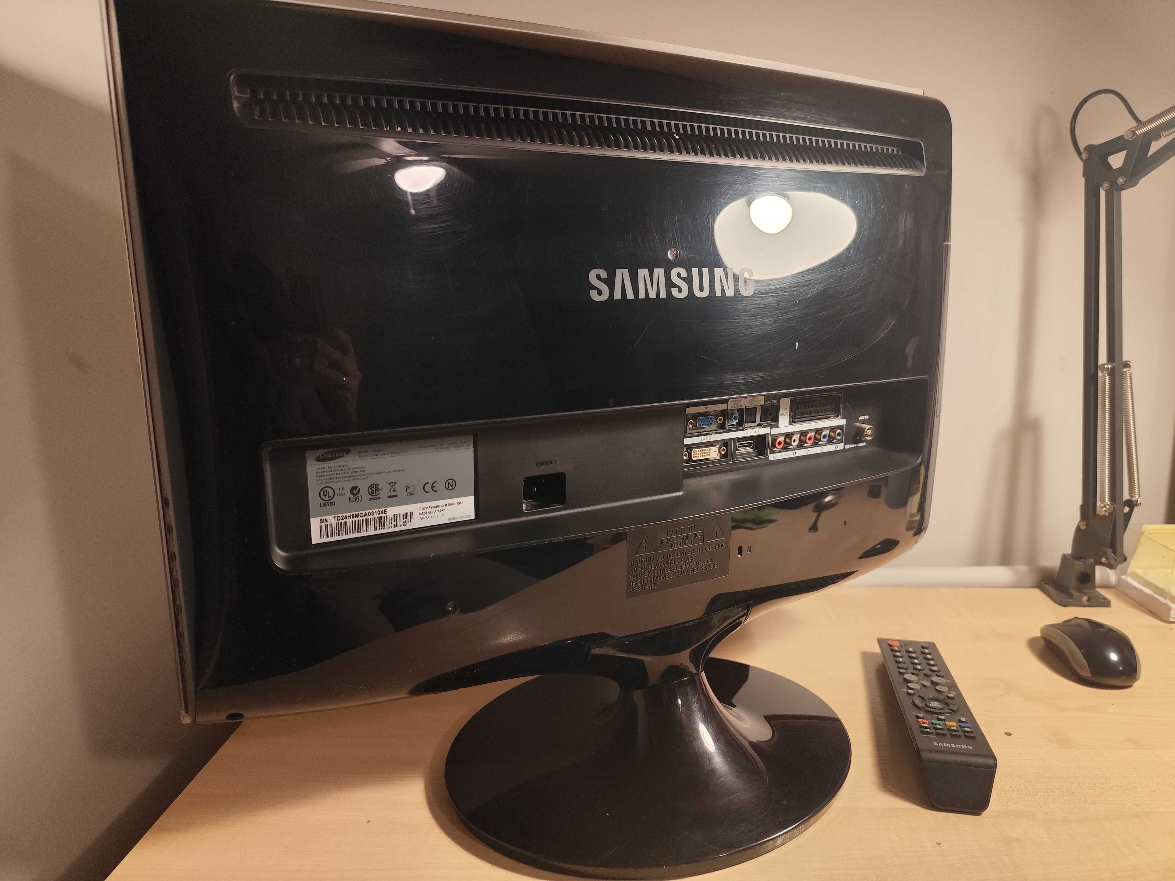 Monitor Samsung 24" T240HD Full HD 1080p głośniki