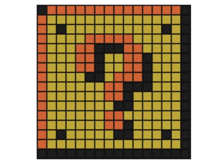 Pixel Puzzle do Bloco de Interrogação do Super Mario