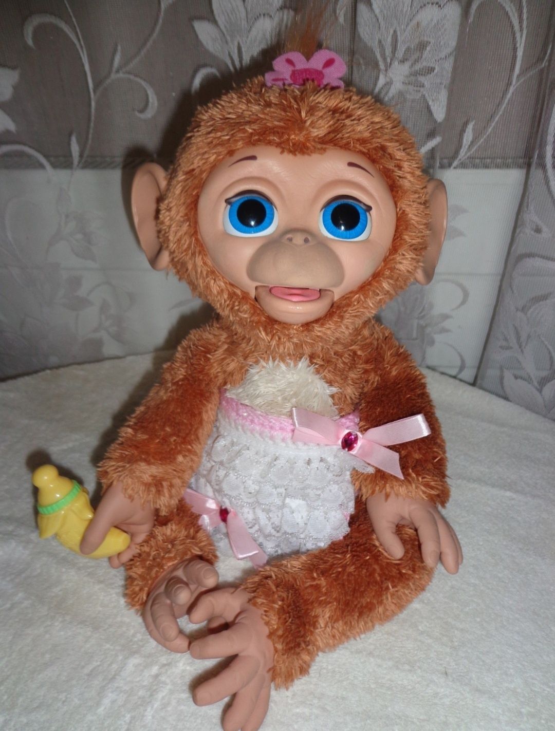 Интерактивная смешливая обезьянка банан FurReal Freinds Хасбро Hasbro