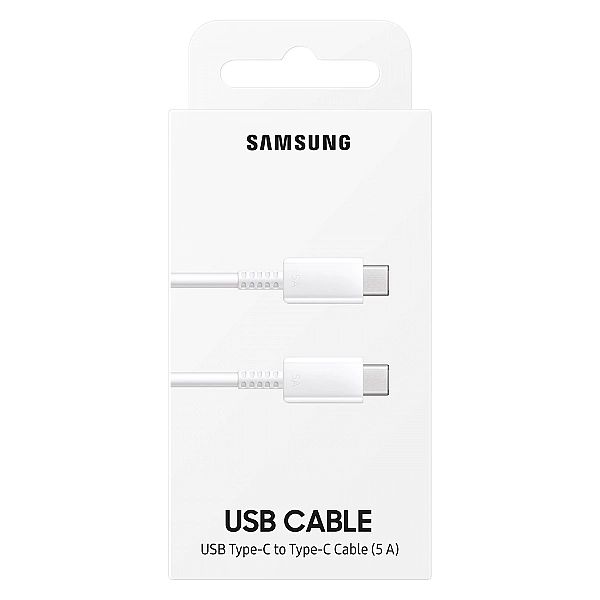 Kabel Samsung EP-DN975BWEGWW USB-C - USB-C 5A 480Mb/s 1m - biały