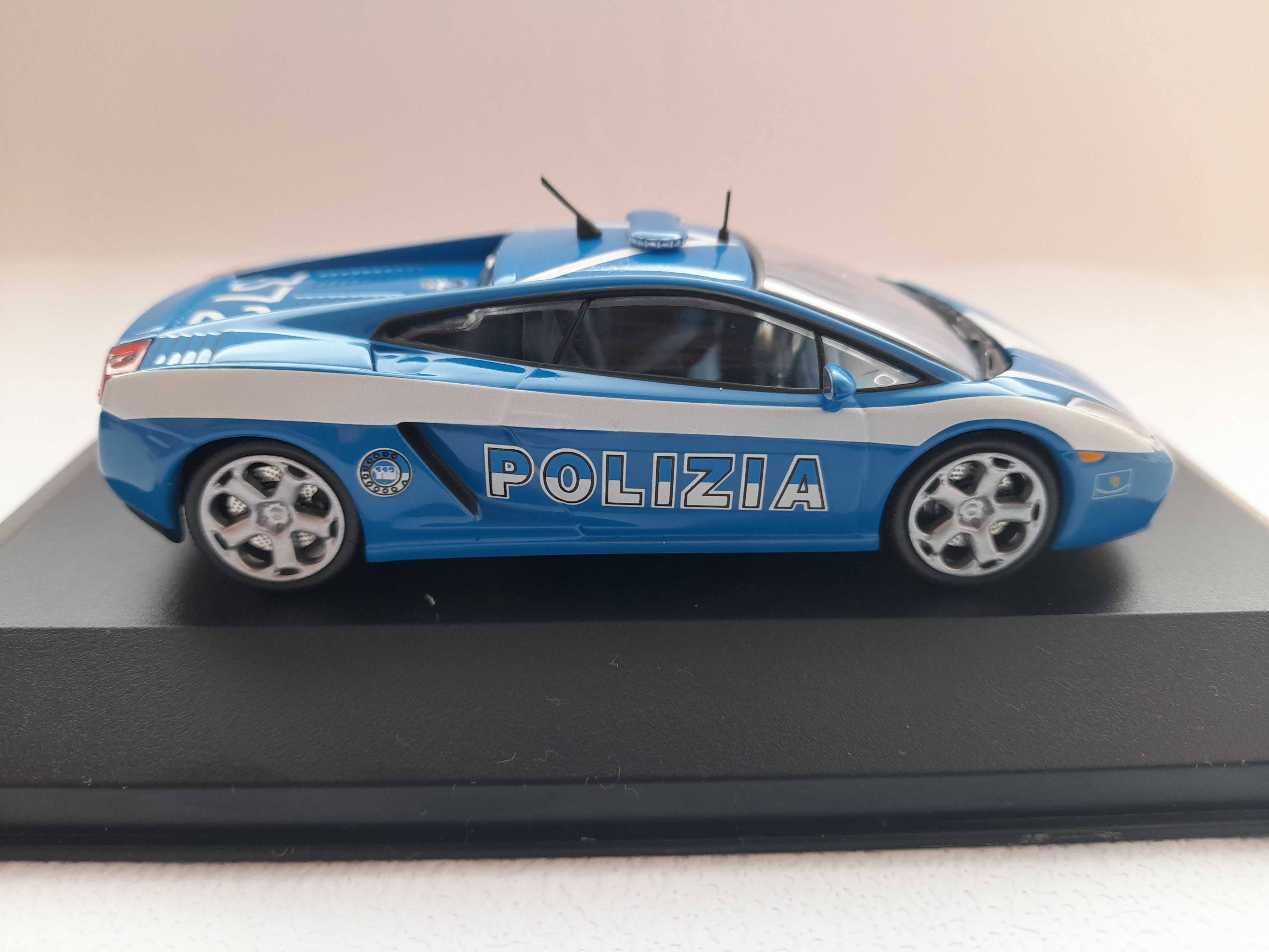 Коллекционная модель IXO Lamborgini Gallardo Italy Police 2003, 1/43