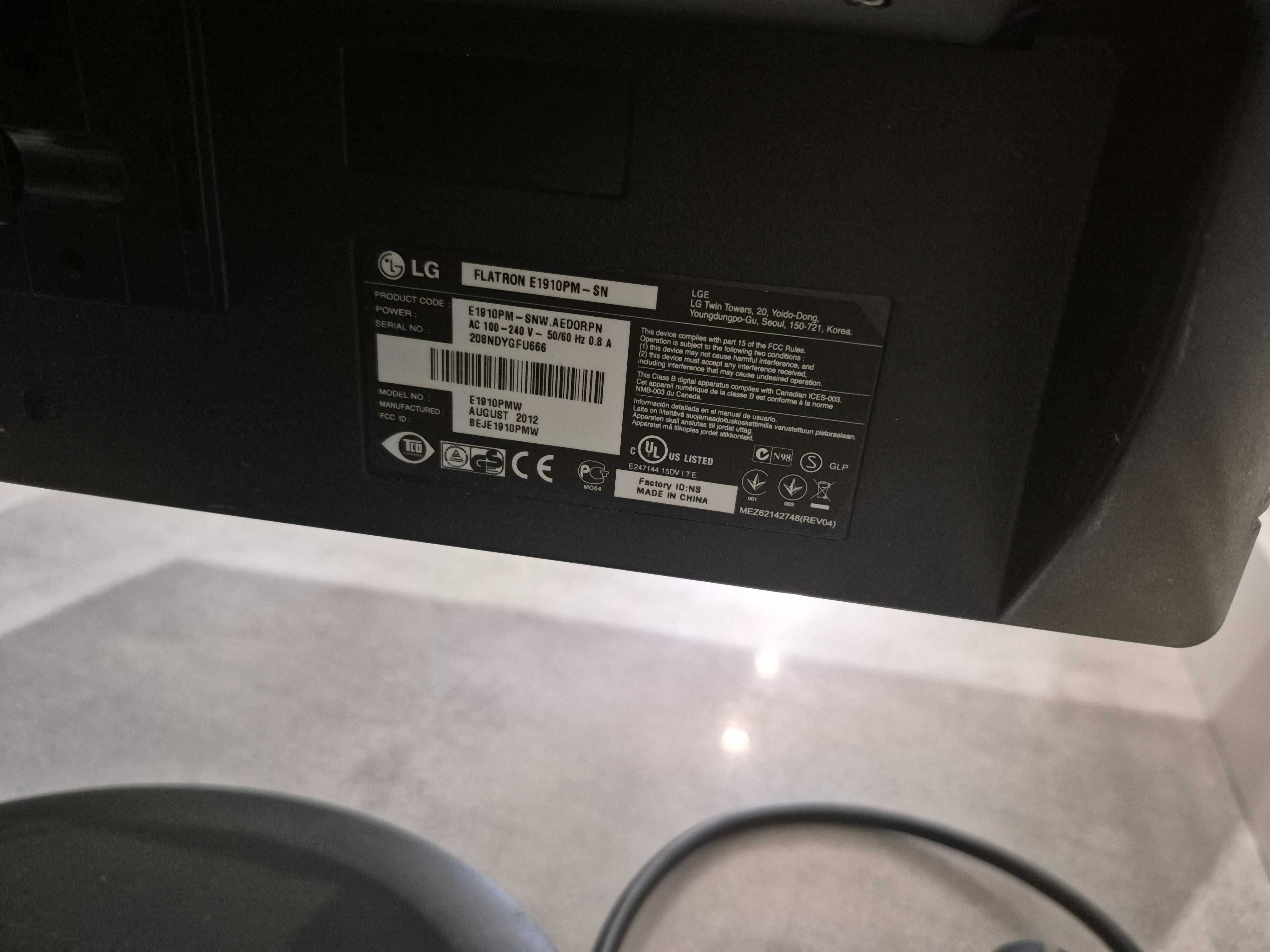 Monitor LCD Lg Flatron E1910PM