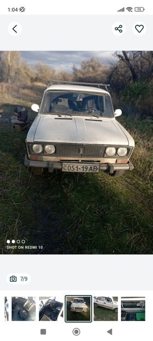 Продам ваз 2106 на ходу газ-бен.