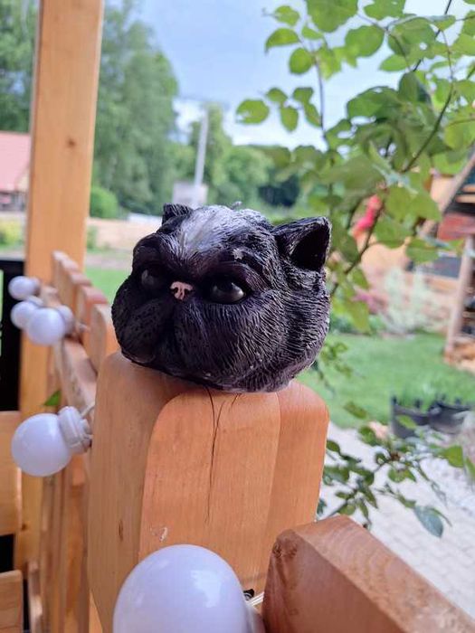 Świeca kot egzotyk Kot Perski Persian Cat 370g, duży, sojowy, handmade