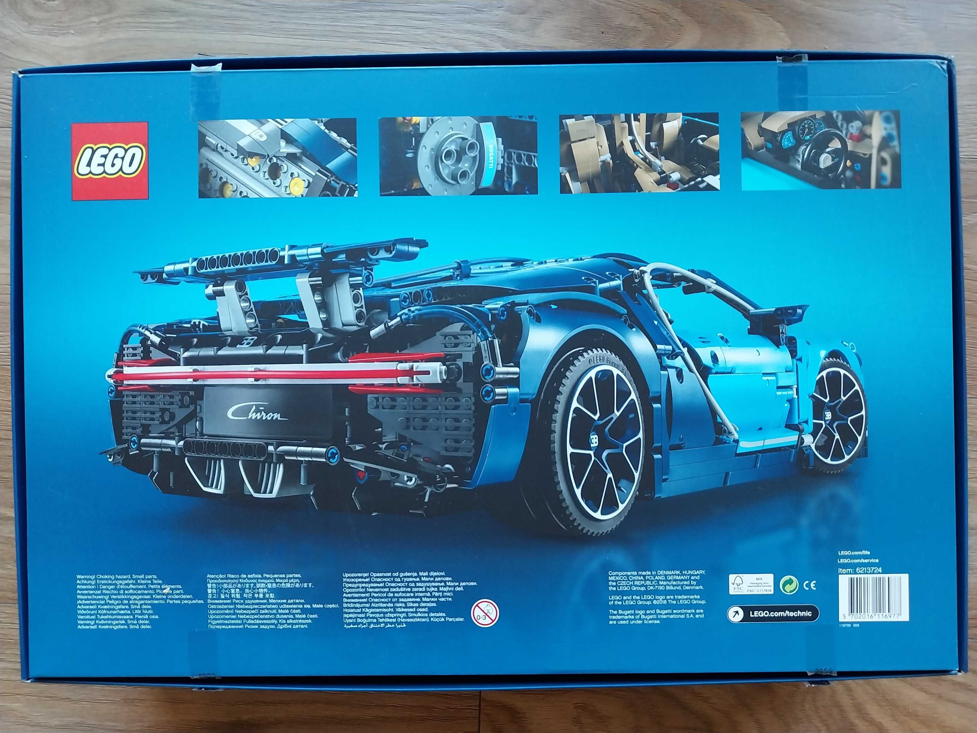 Lego technic 42083 Bugatti Chiron PUSTY KARTON .