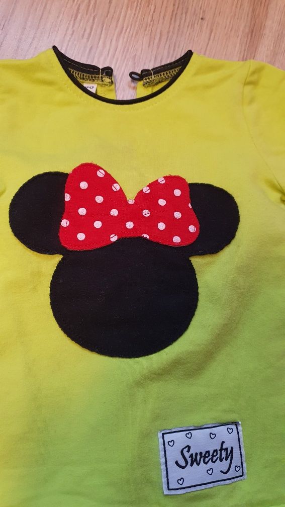 Komplet bluzka i getry Gamex r. 80 Myszka Minnie