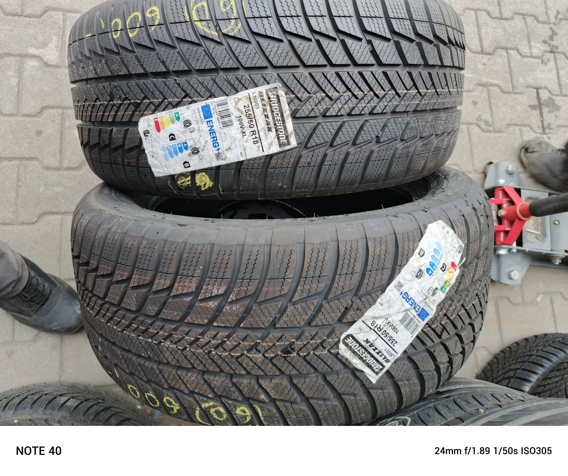 Nowe opony zimowe Bridgestone Blizzak 255/50/18 21r