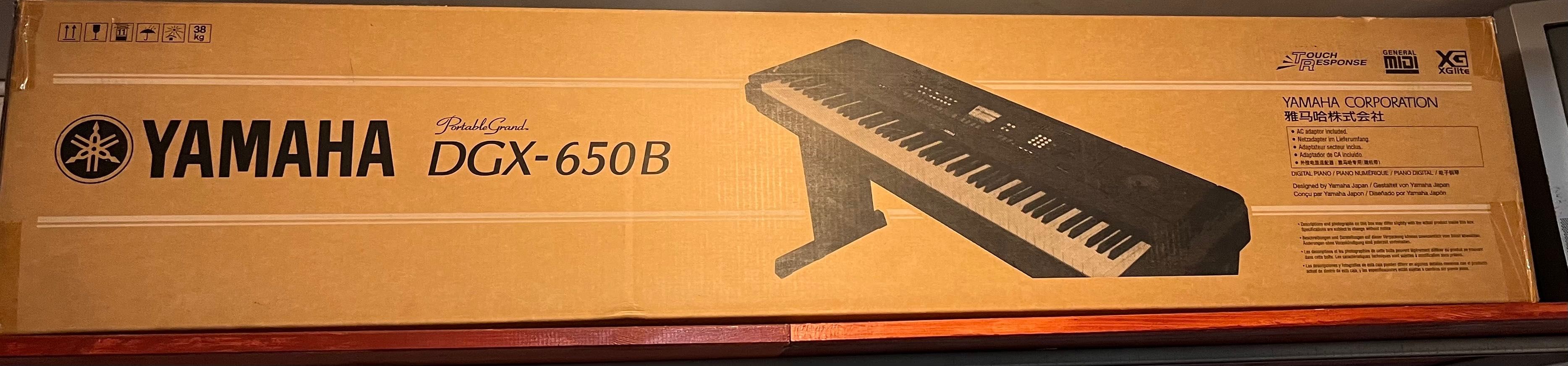 Pianino elektryczne Yamaha DGX-650B