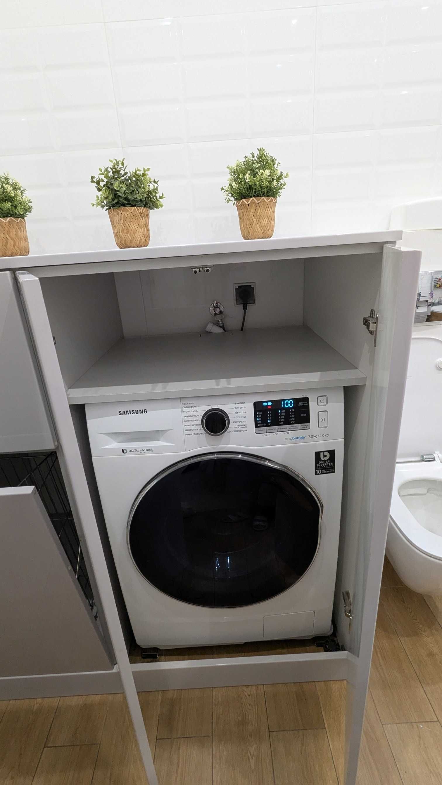 Pralko-suszarka Samsung WD70J5A10AW EcoBubble 7/4 kg – zadbana