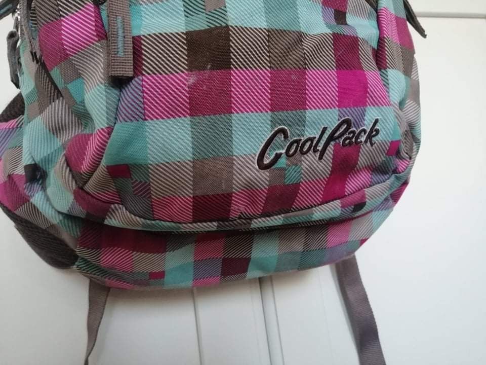 Dziecięcy plecak szkolny w kratę cool pack