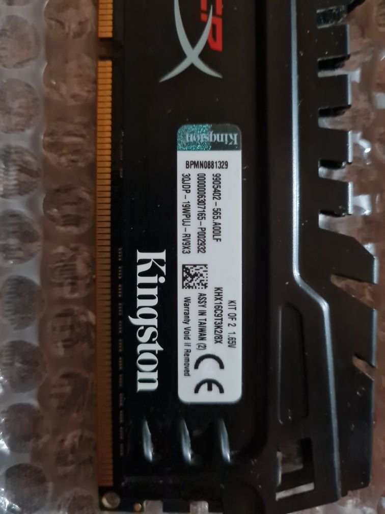 Memoria Ram 8gb ddr3 hyperX BEAST