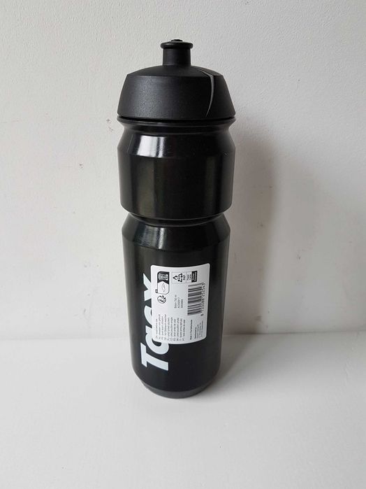 Czarny bidon z ustnikiem 750ml TACX SHIVA rower fitness siłownia