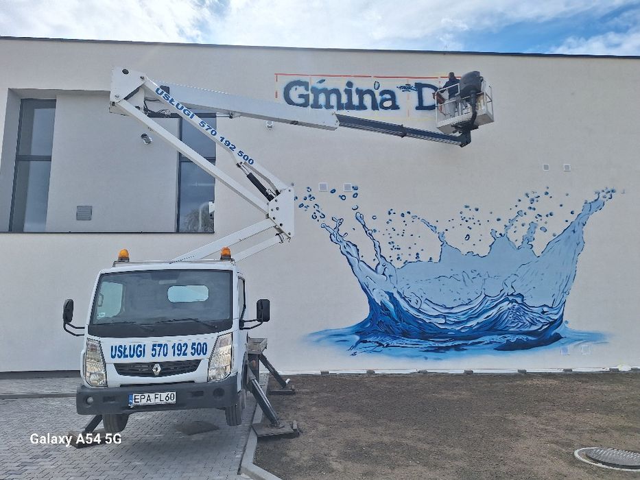 Podnośnik koszowy zwyżka na wynajem 24m