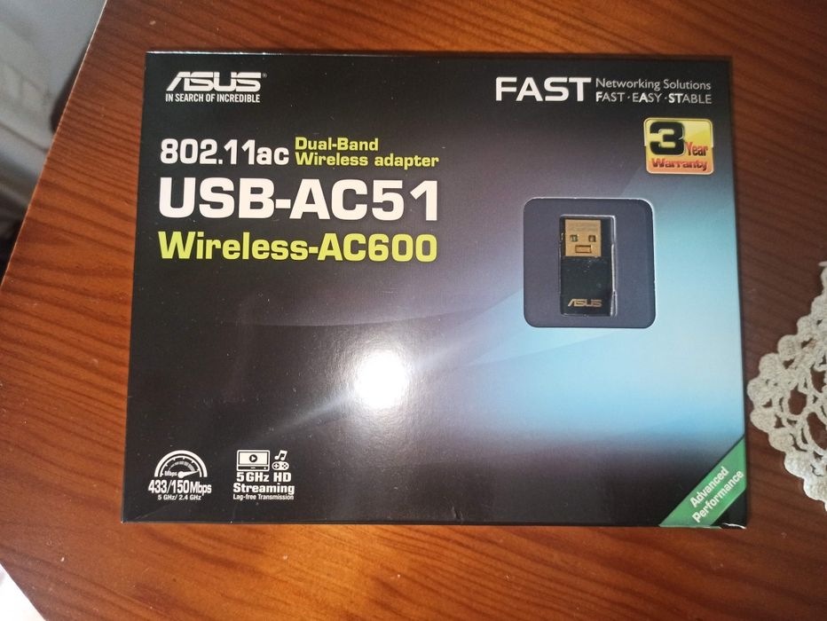 Adaptador Wireless USB com DVD