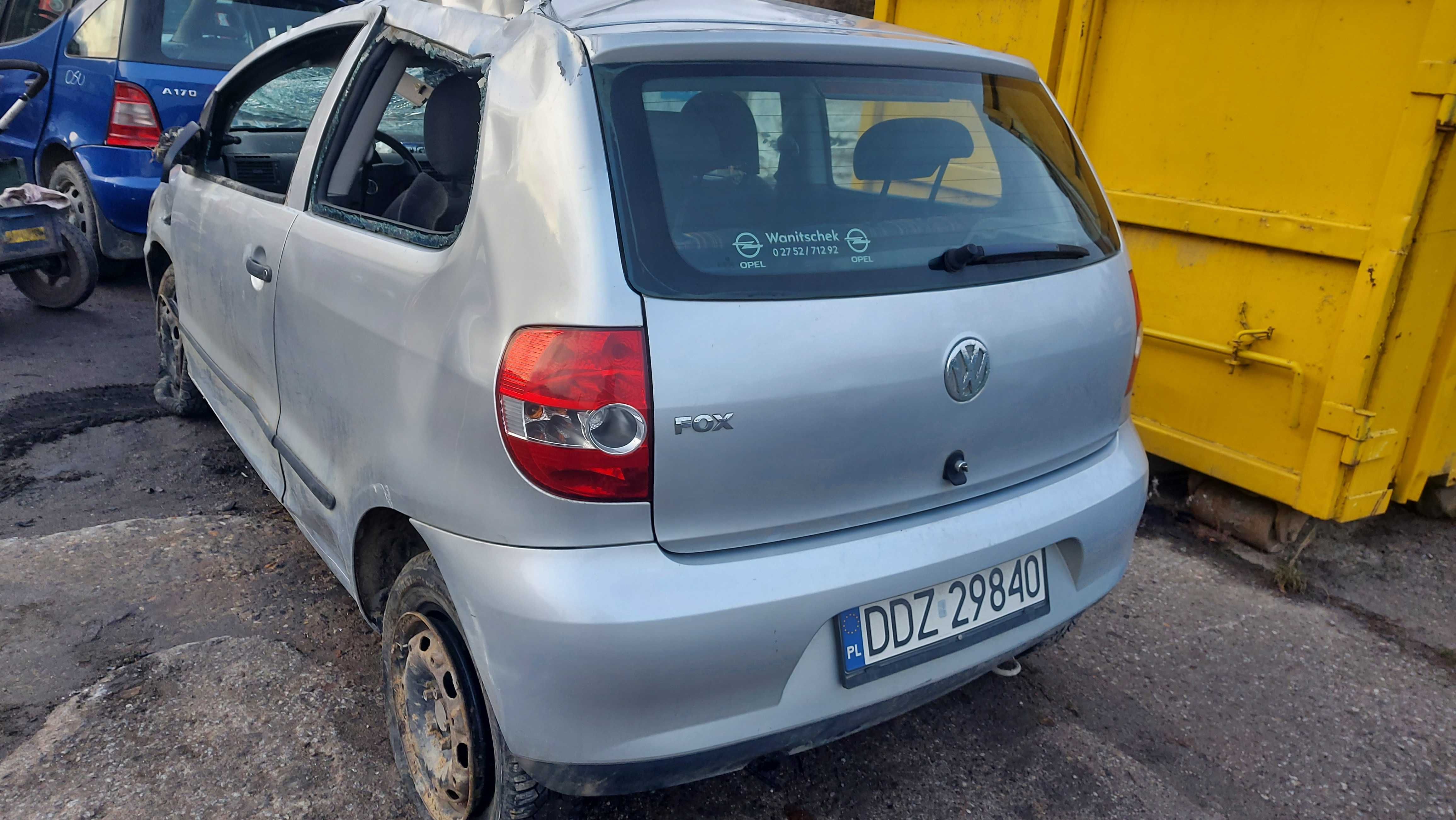 VW Fox 2007' LA7W klapa tylna 3d FV części/transport/dostawa