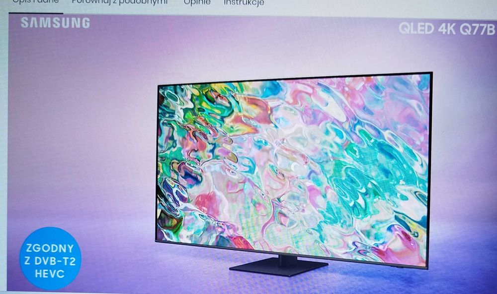Telewizor SAMSUNG QE65Q77B 65" QLED 4K 120HZ Tizen TV