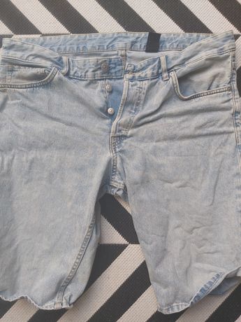 Idealne na lato trzy pary krótkich spodenek jeansowych H&M rozm.36