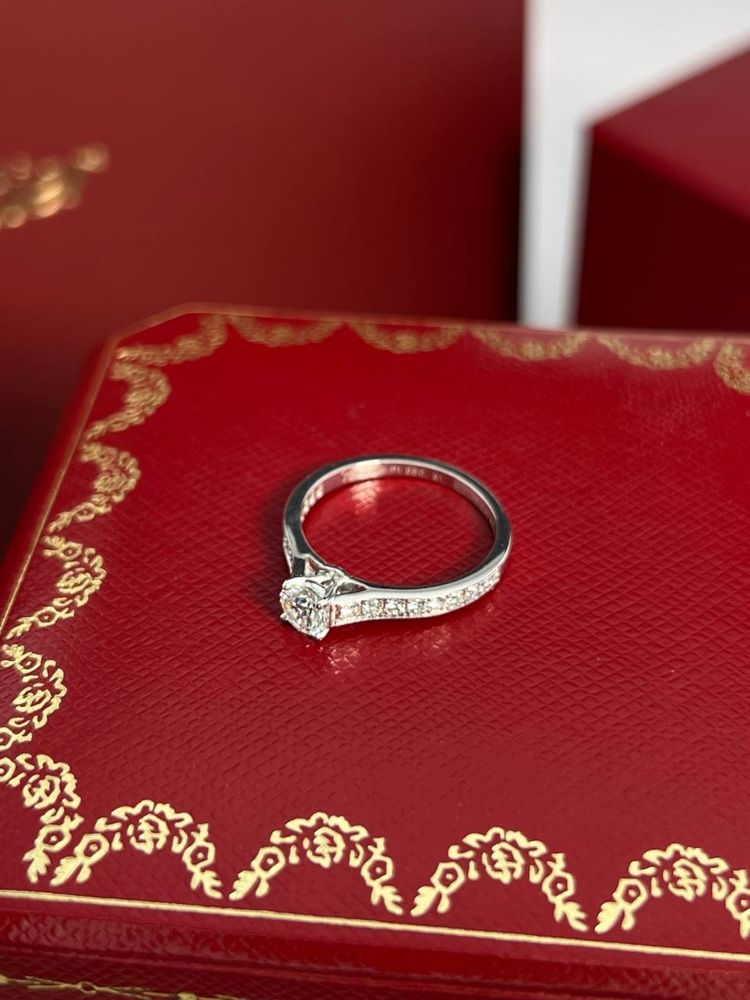 Каблучка Cartier Оригінал Платина 950