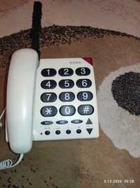 Telefon Doro dla seniora, przewodowy, stacjonarny.