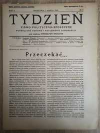 Tydzień pismo polityczno-społeczne 1930r