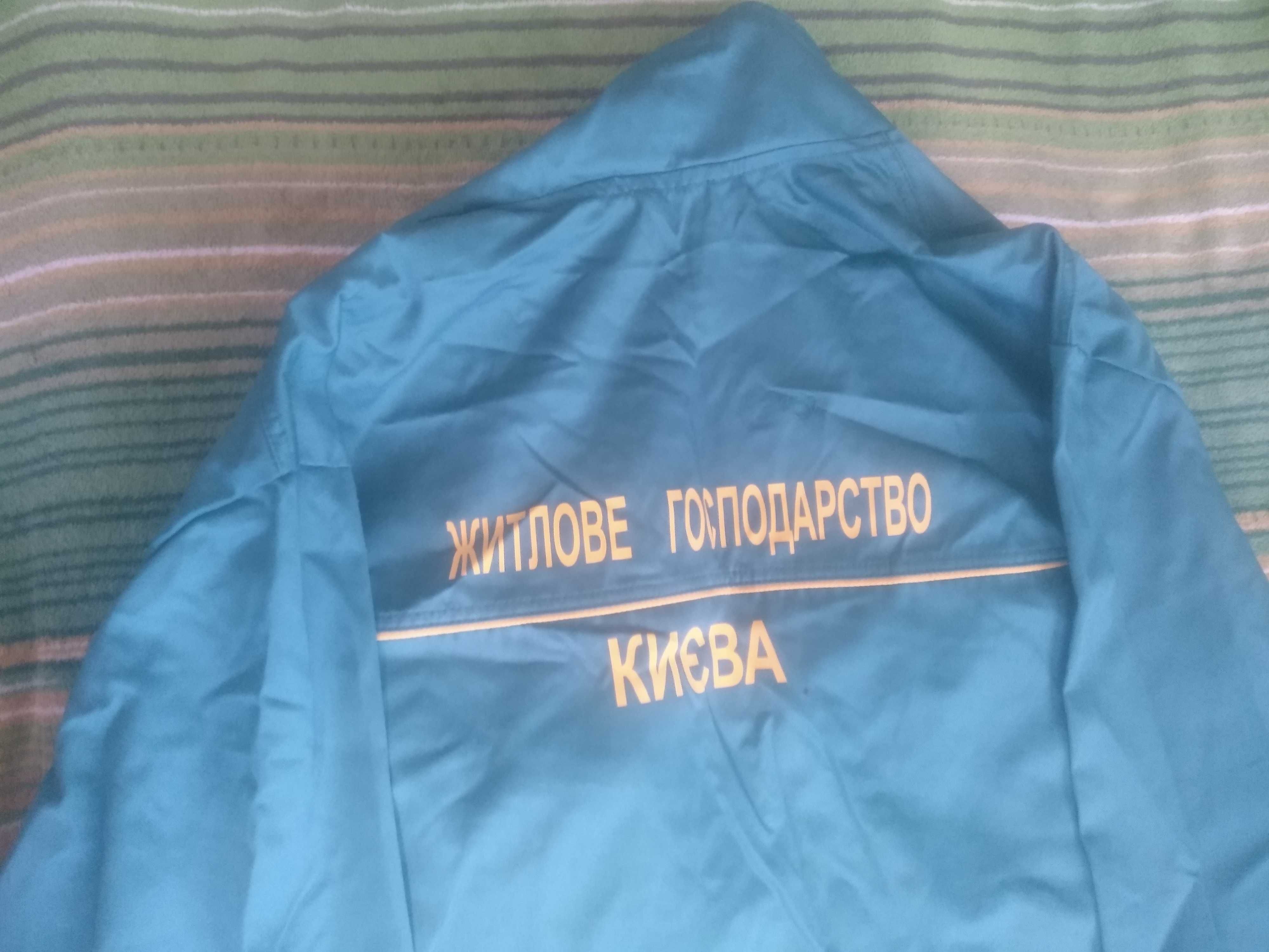 Костюм рабочий весна-осень зеленый (65% полиэстер, 35% хлопок)