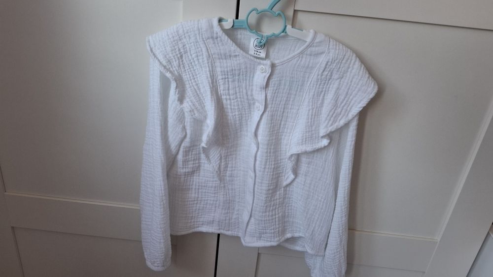 Bluzka koszula elegancka jak muślin r.116