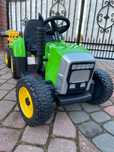 Traktor na akumulator z Przyczepką Pilot 137cm 12V traktorek ciągnik