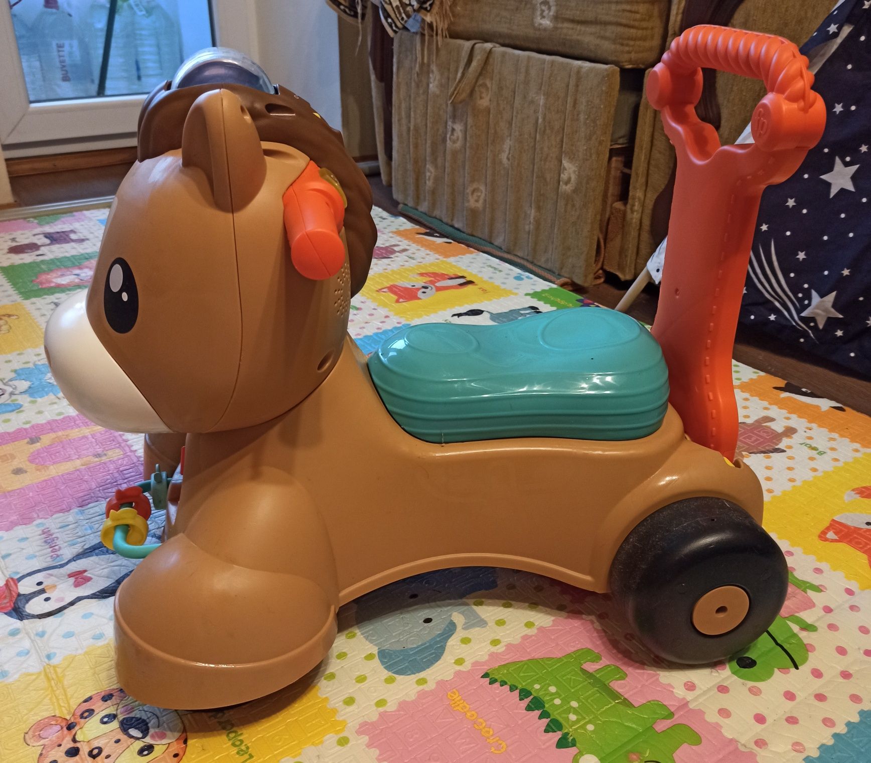 Продам коника fisher price толокар, машинка, стрибунець, каталка