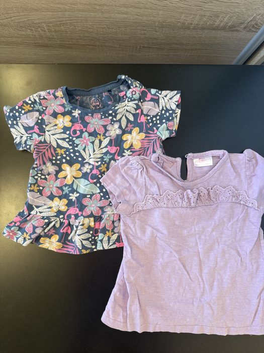 Mega paka ubrań dla dziewczynki na lato rozmiar 80