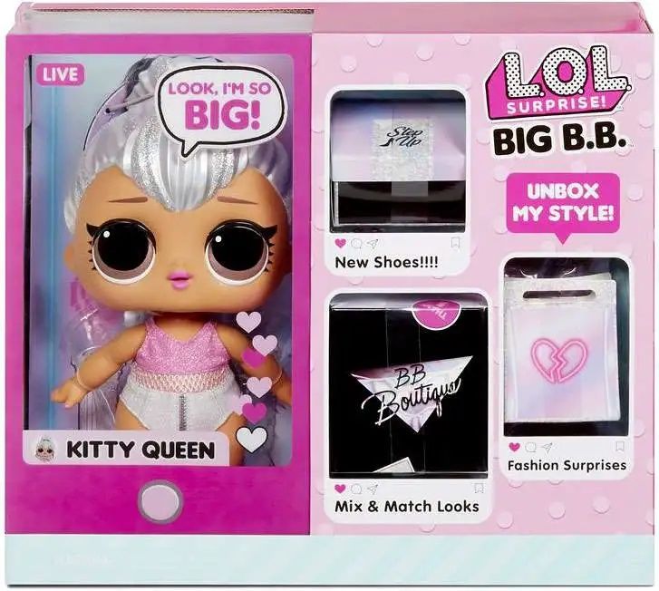Оригінал lol surprise big baby kitty queen лол большая королева китти