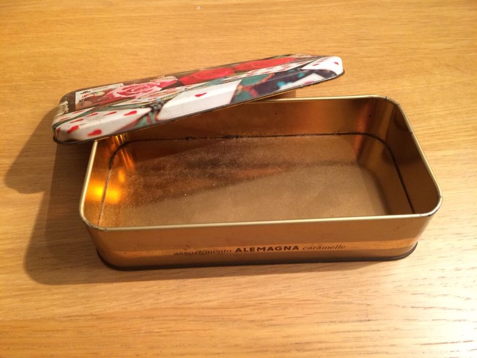 Caixa de lata de caramelos, Alemanha