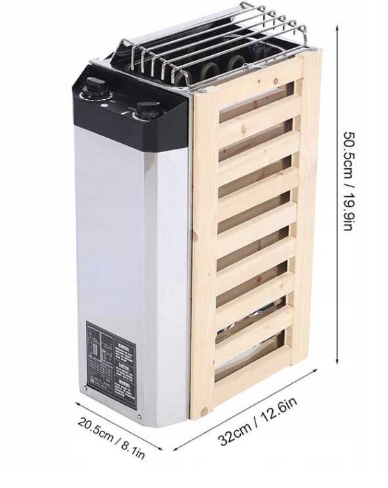 Sauna FIŃSKA + INFRARED 2w1 nowy piec 3kW 230v 220v zewnetrzna + DACH