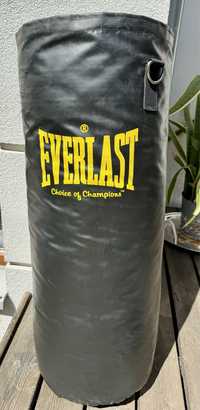 Worek bokserski treningowy Everlast skórzany