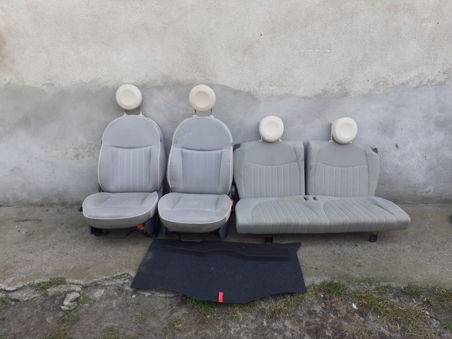 Fiat 500 fotele kanapy komplet fotel