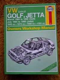 HAYNES - VW (benzyna) golf  i jetta