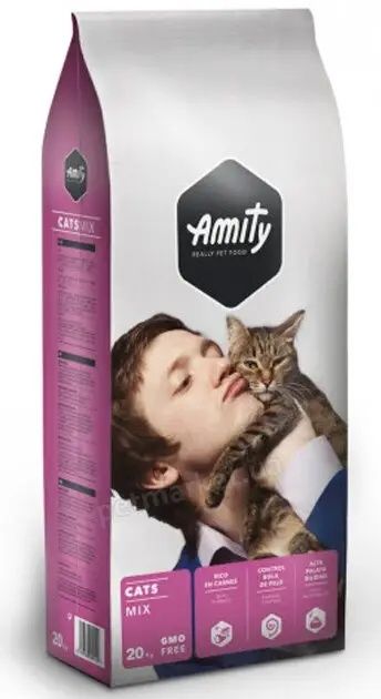 Amity ECO CAT MIX - корм для кошек (мясной микс) 20 кг