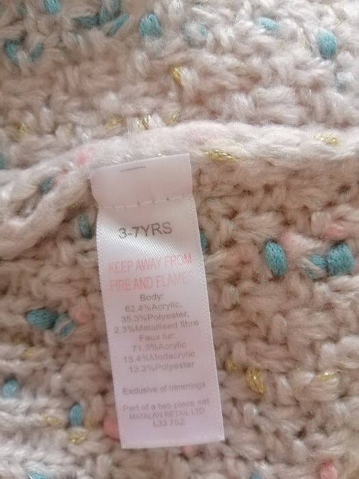 Шапка шарф  Matalan комплект на дівчинку дитячий зимова шапка