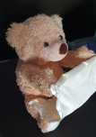 Urso peluche eléctrico que fala