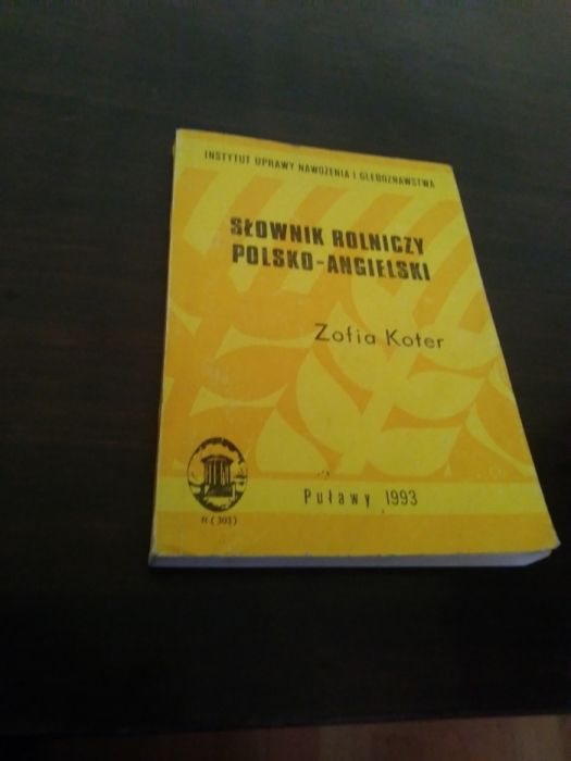 Słownik rolniczy polsko-angielski