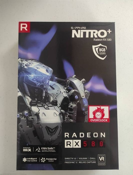 Sapphire RX580 8gb Nitro +