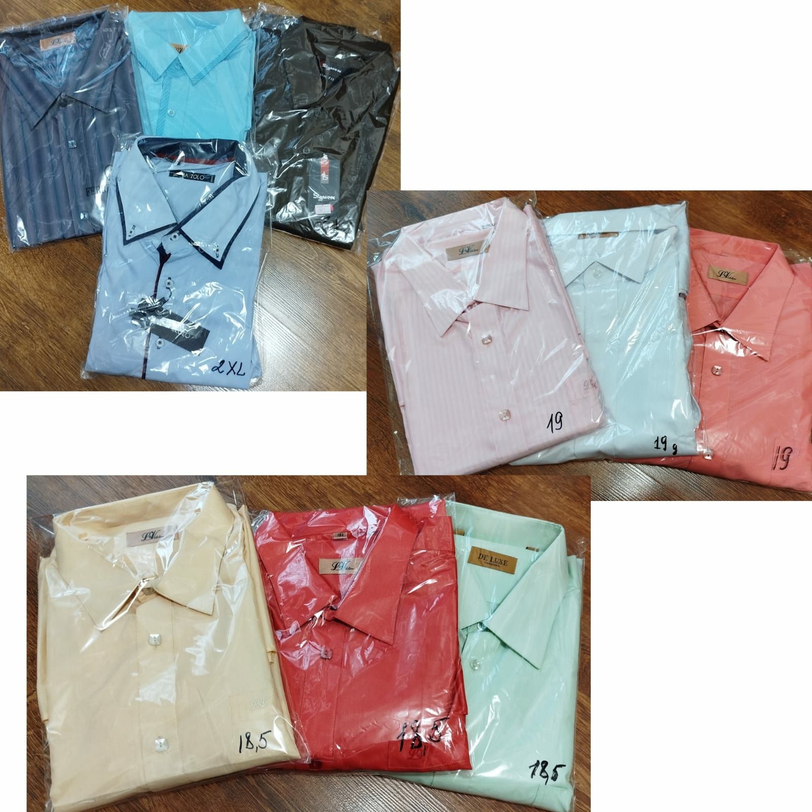 Продам чоловічі сорочки оптом різні розміри і кольори