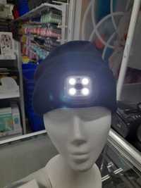 Gorro com Luz Led carregada via USB