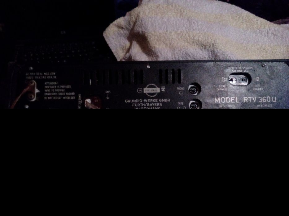 Grundig Radio-: RTV 360 U раритет 1967–1969