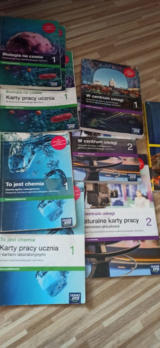 Podręczniki szkolne do, liceum, TECHNIKUM, klasy:1, 2